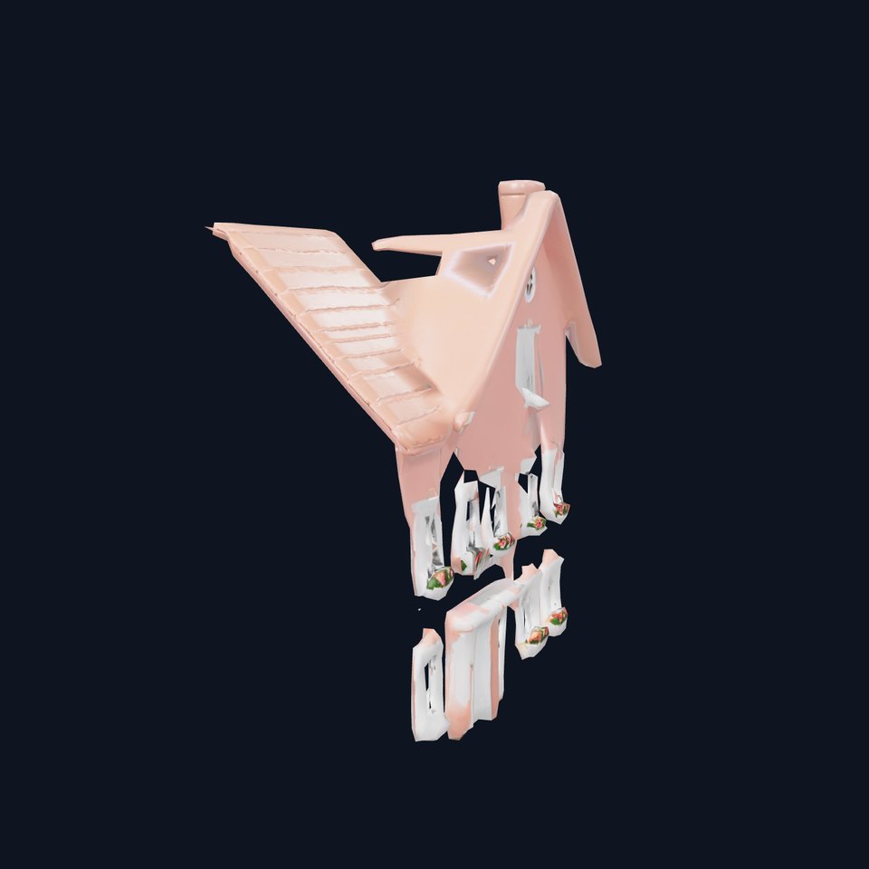 Charming Pink Dollhouse Model Pack